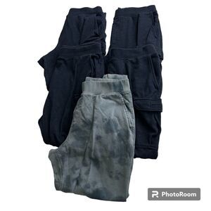 SKECHERS 5PC Mens Jogger Sweatpants Bundle Preloved Condition Navy and Blue